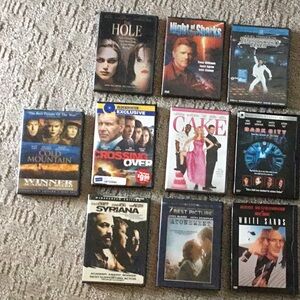 DVD's, Rated R, 10/8, Gently used